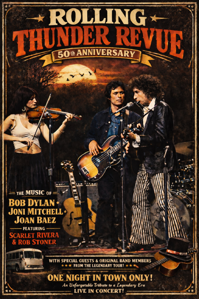 The Rolling Thunder Revue concert - Podium Victorie